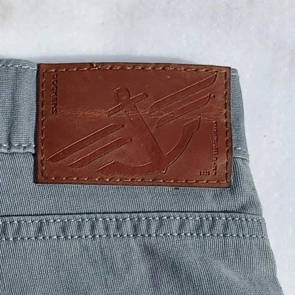NWT Dockers Pacific 5 Pocket Straight Fit Grey Pants Men W38 L34 - Picture 10 of 10